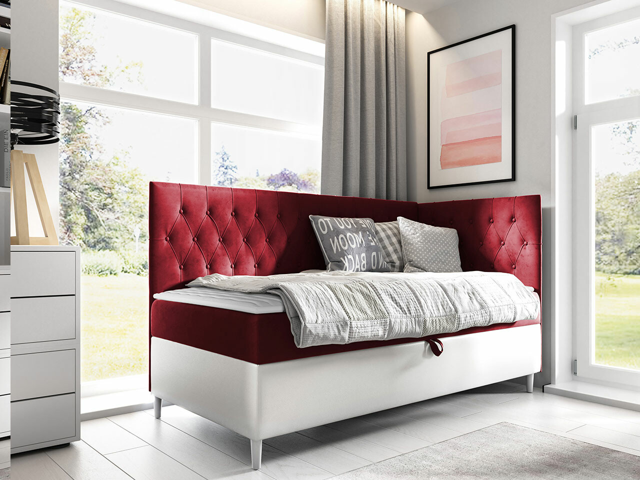 Pat boxspring Lucus III (Soft 017 + Fresh 8)