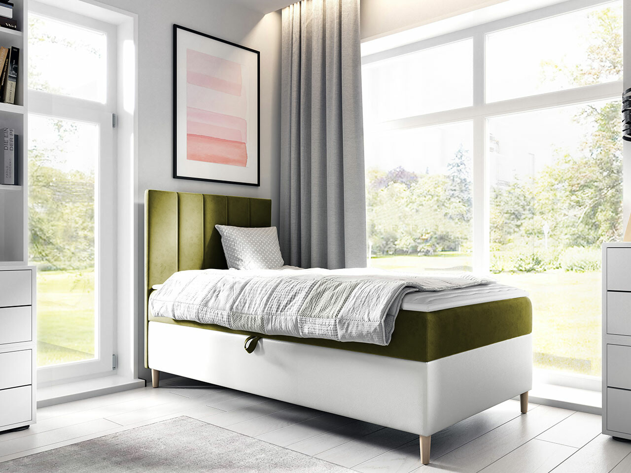 Pat boxspring Lucus VI (Soft 017 + Fresh 12)