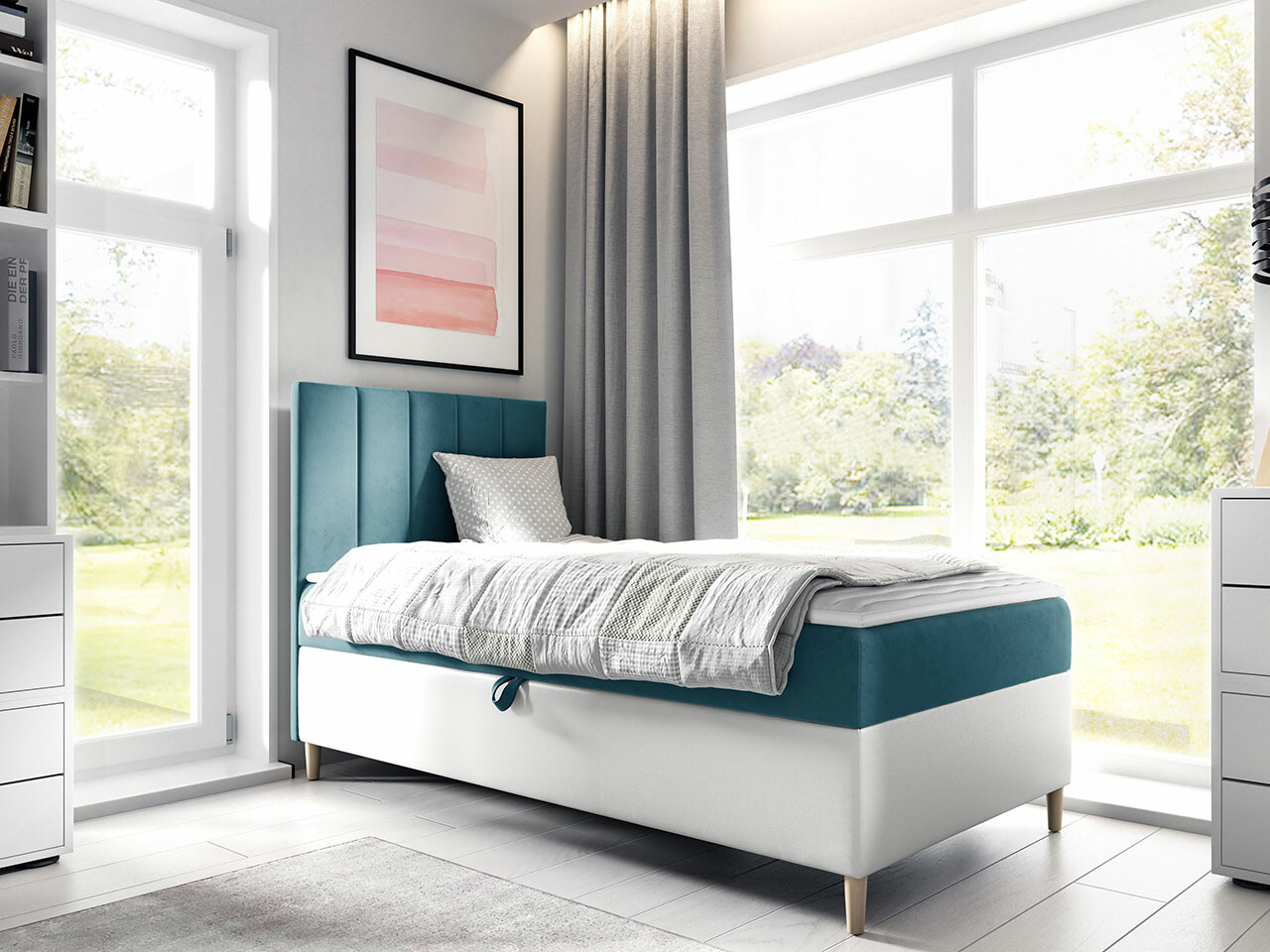 Pat boxspring Lucus VI (Soft 017 + Fresh 34)