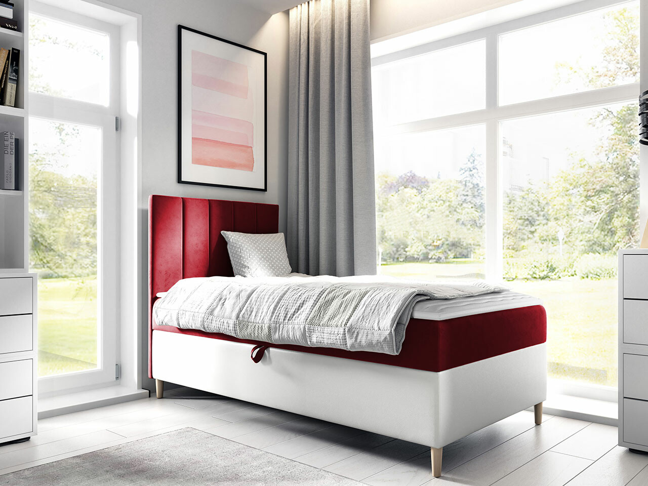 Pat boxspring Lucus VI (Soft 017 + Fresh 8)
