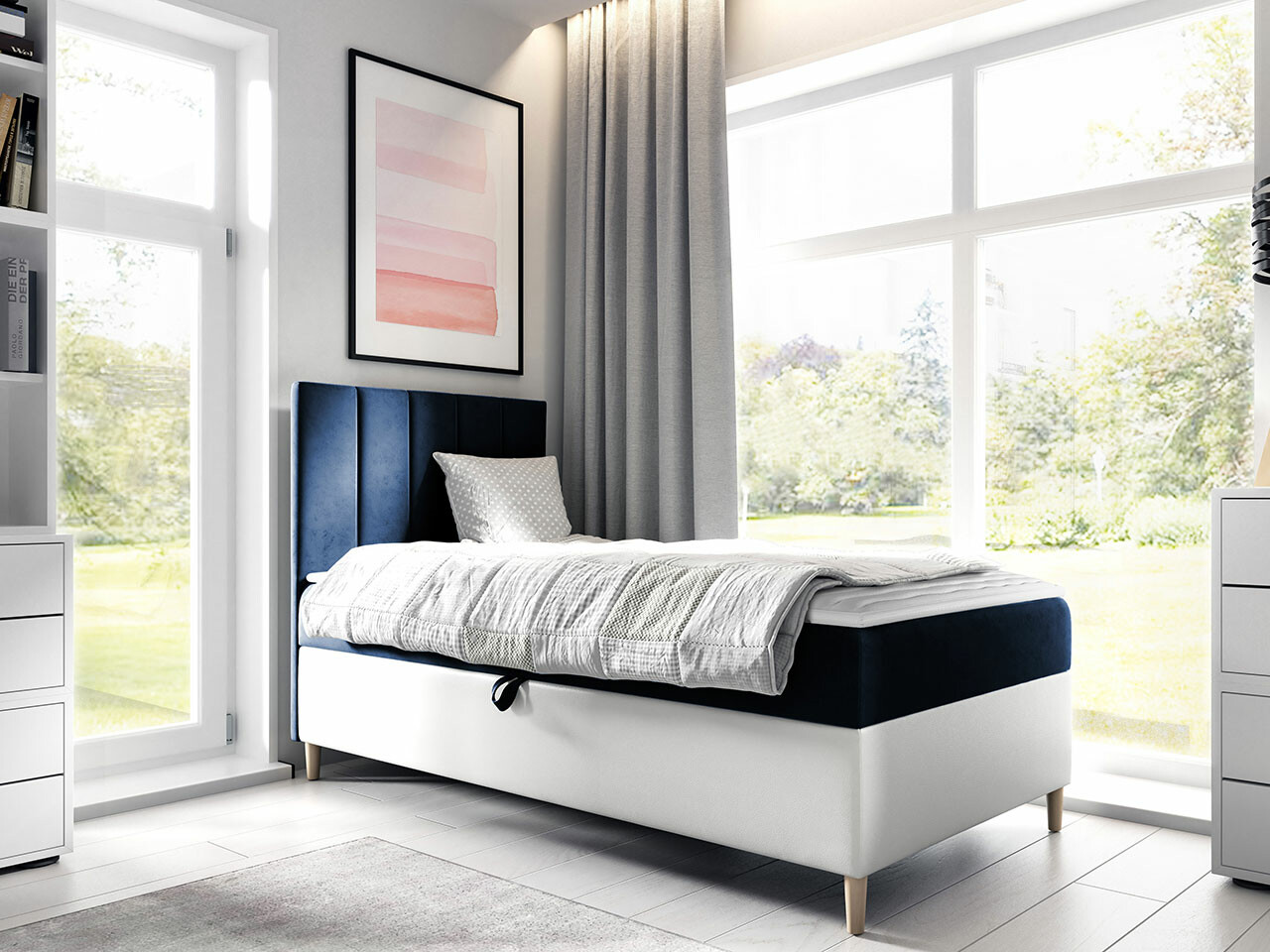 Pat boxspring Lucus VI (Soft 017 + Fresh 11)