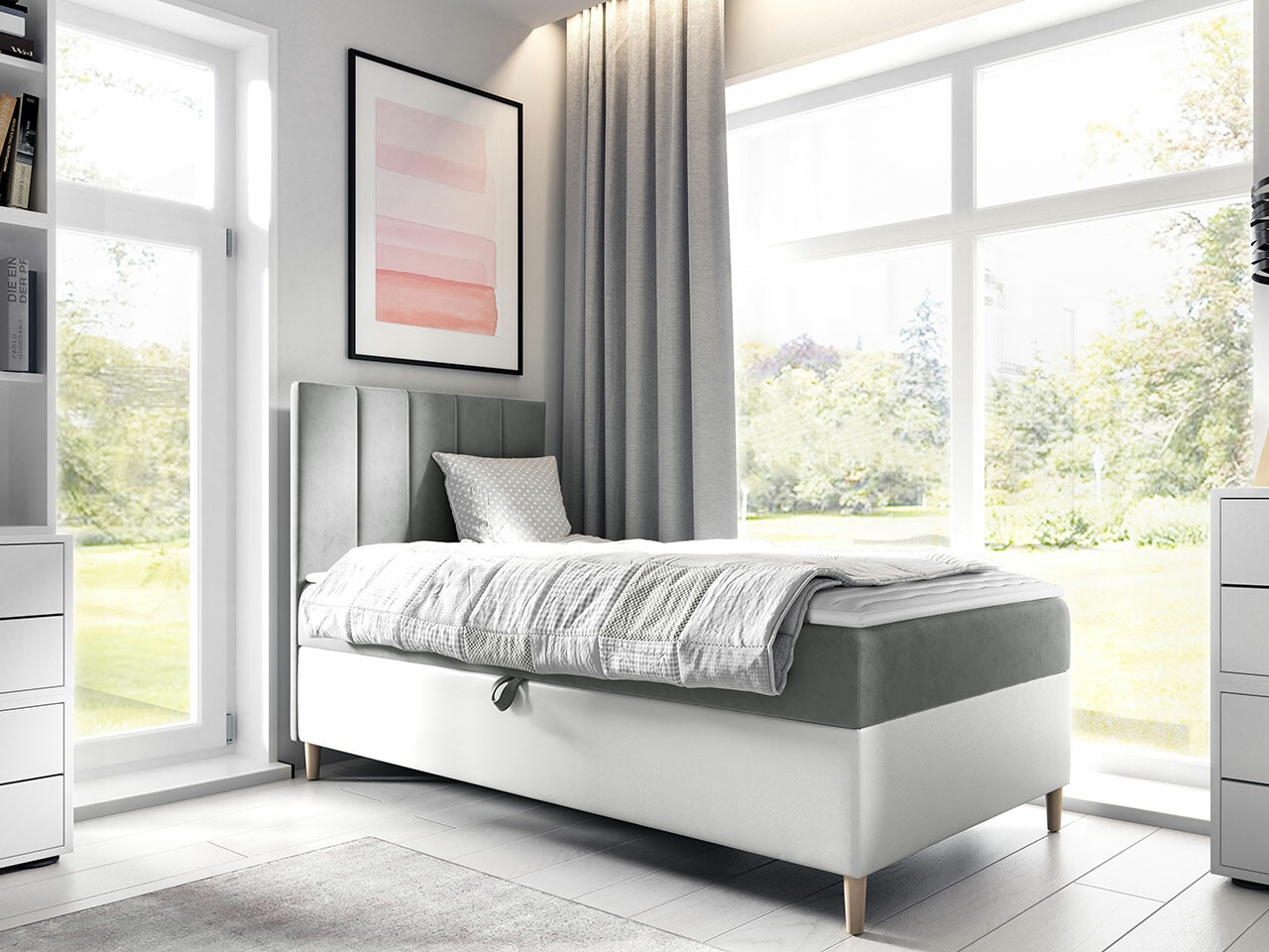 Pat boxspring Lucus VI (Soft 017 + Fresh 14)