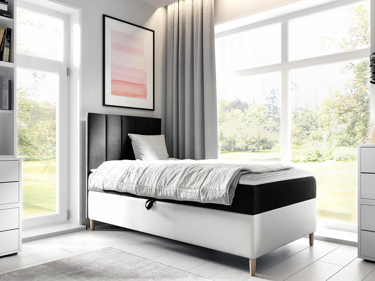 Pat boxspring Lucus VI (Soft 017 + Fresh 17)