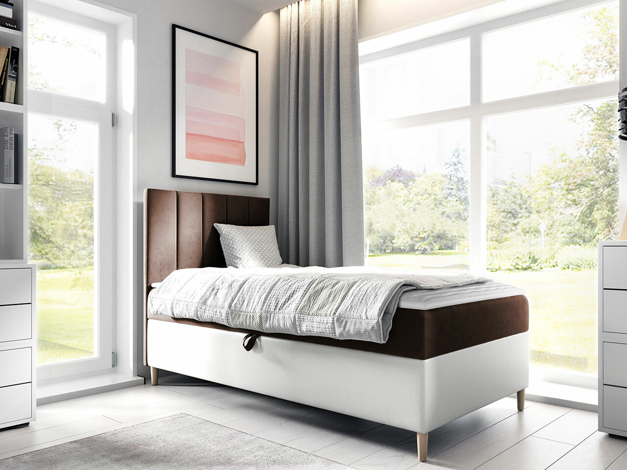 Pat boxspring Lucus VI (Soft 017 + Fresh 4)