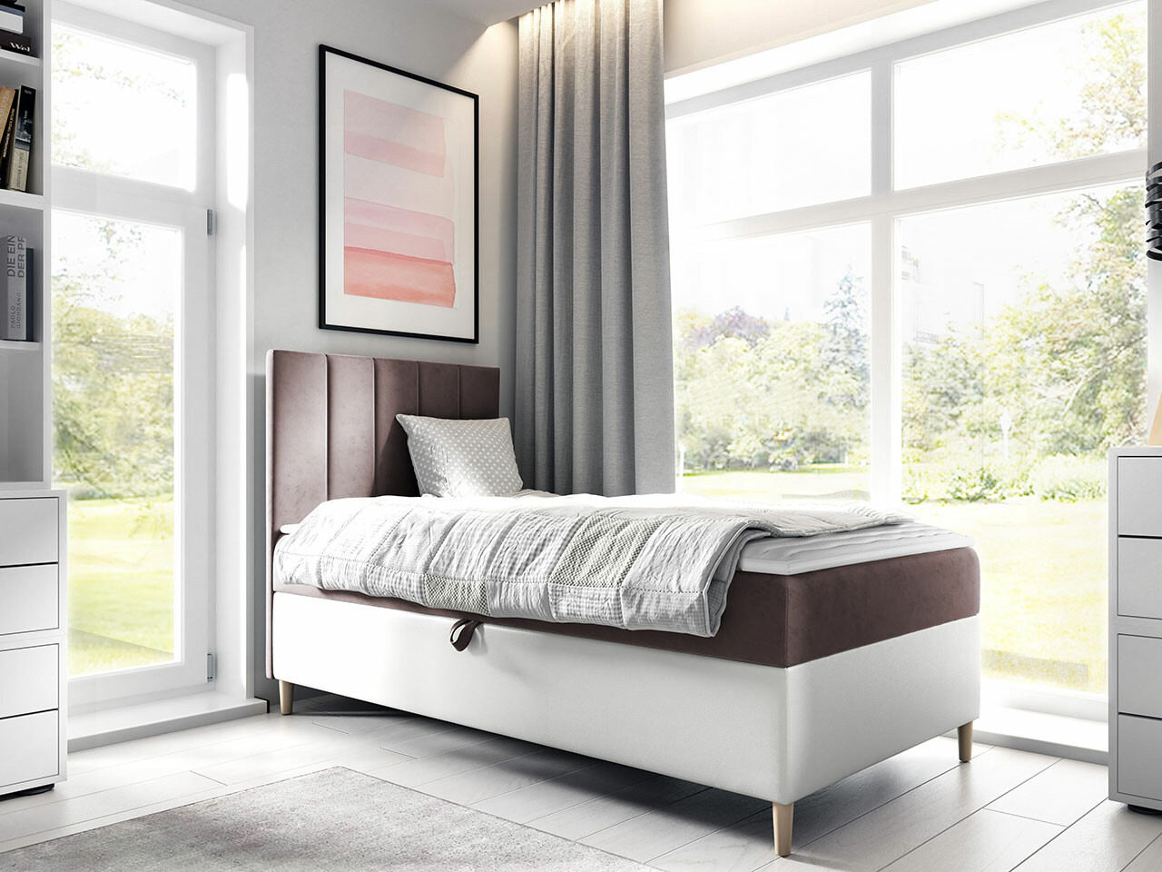 Pat boxspring Lucus VI (Soft 017 + Fresh 9)