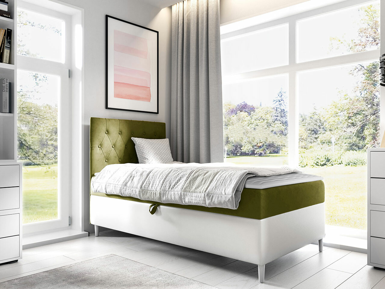 Pat boxspring Lucus VII (Soft 017 + Fresh 12)