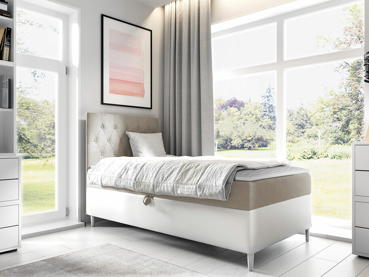 Pat boxspring Lucus VII (Soft 017 + Fresh 1)