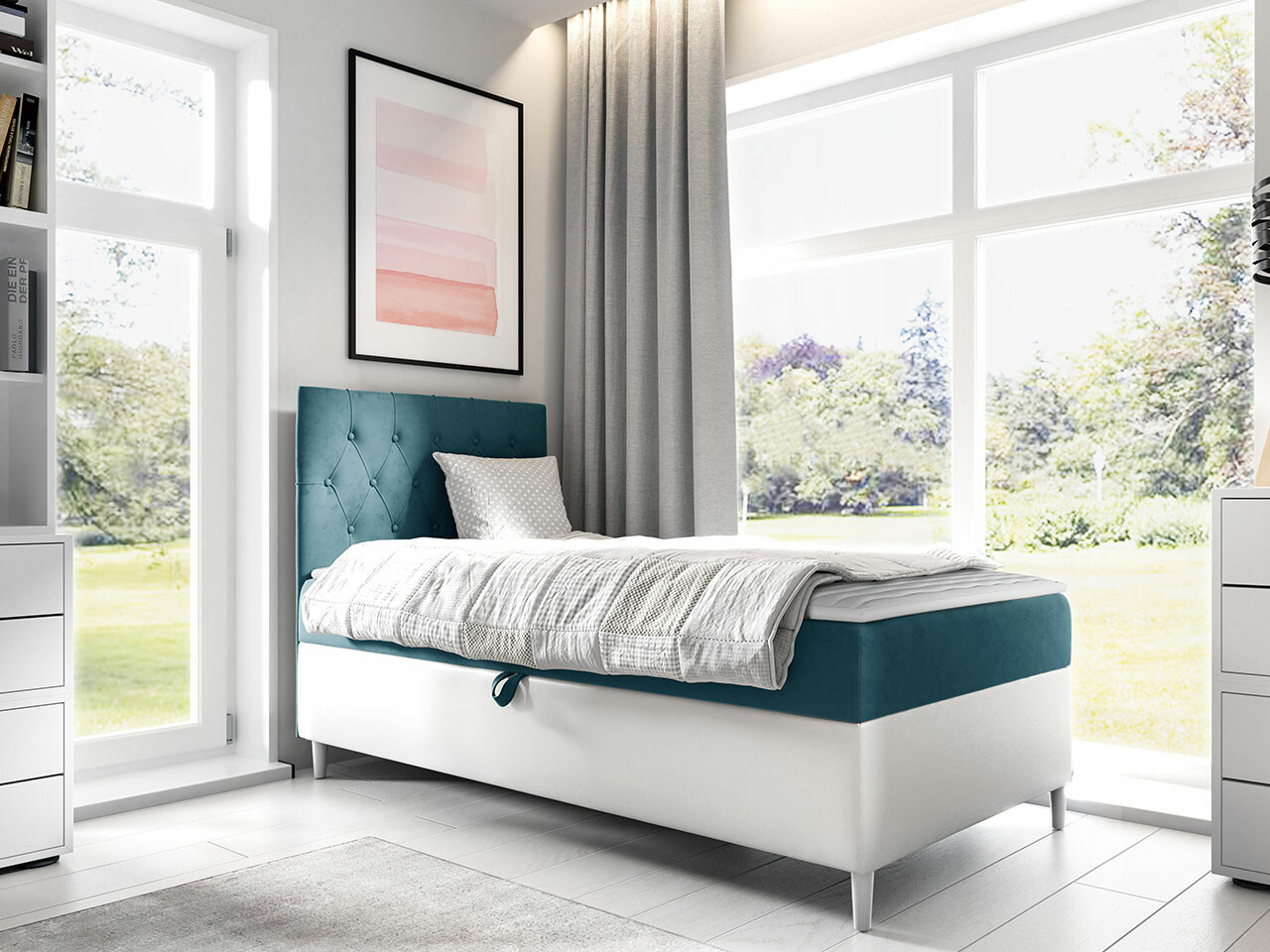 Pat boxspring Lucus VII (Soft 017 + Fresh 34)