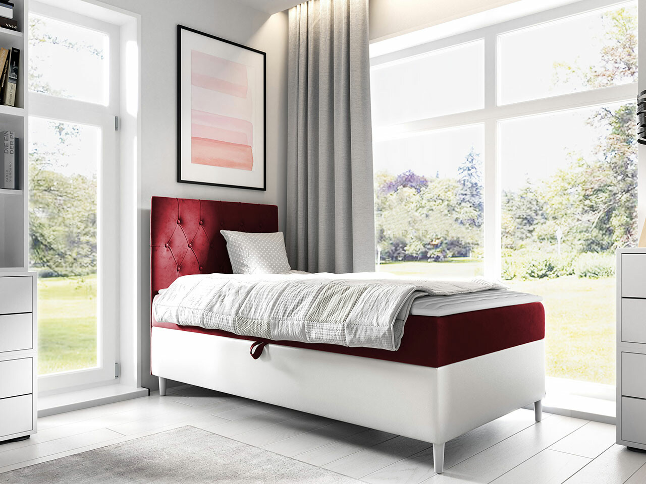 Pat boxspring Lucus VII (Soft 017 + Fresh 8)