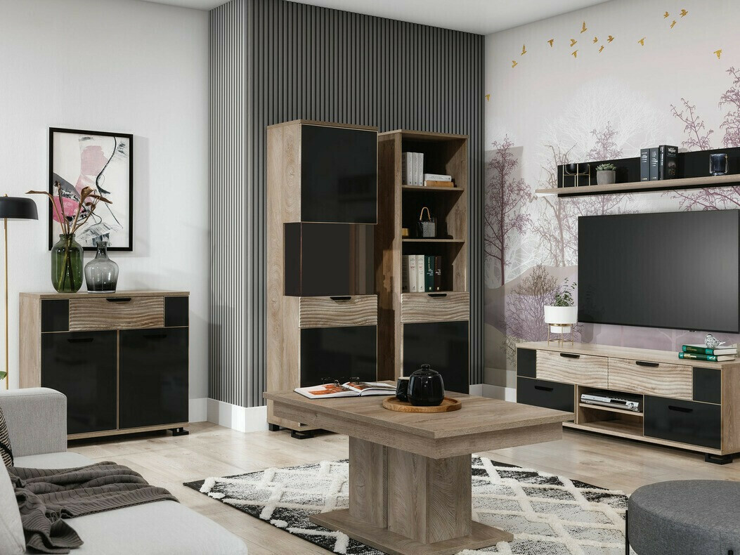 Masă de cafea rotativă Nuremi 111 (Stejar)