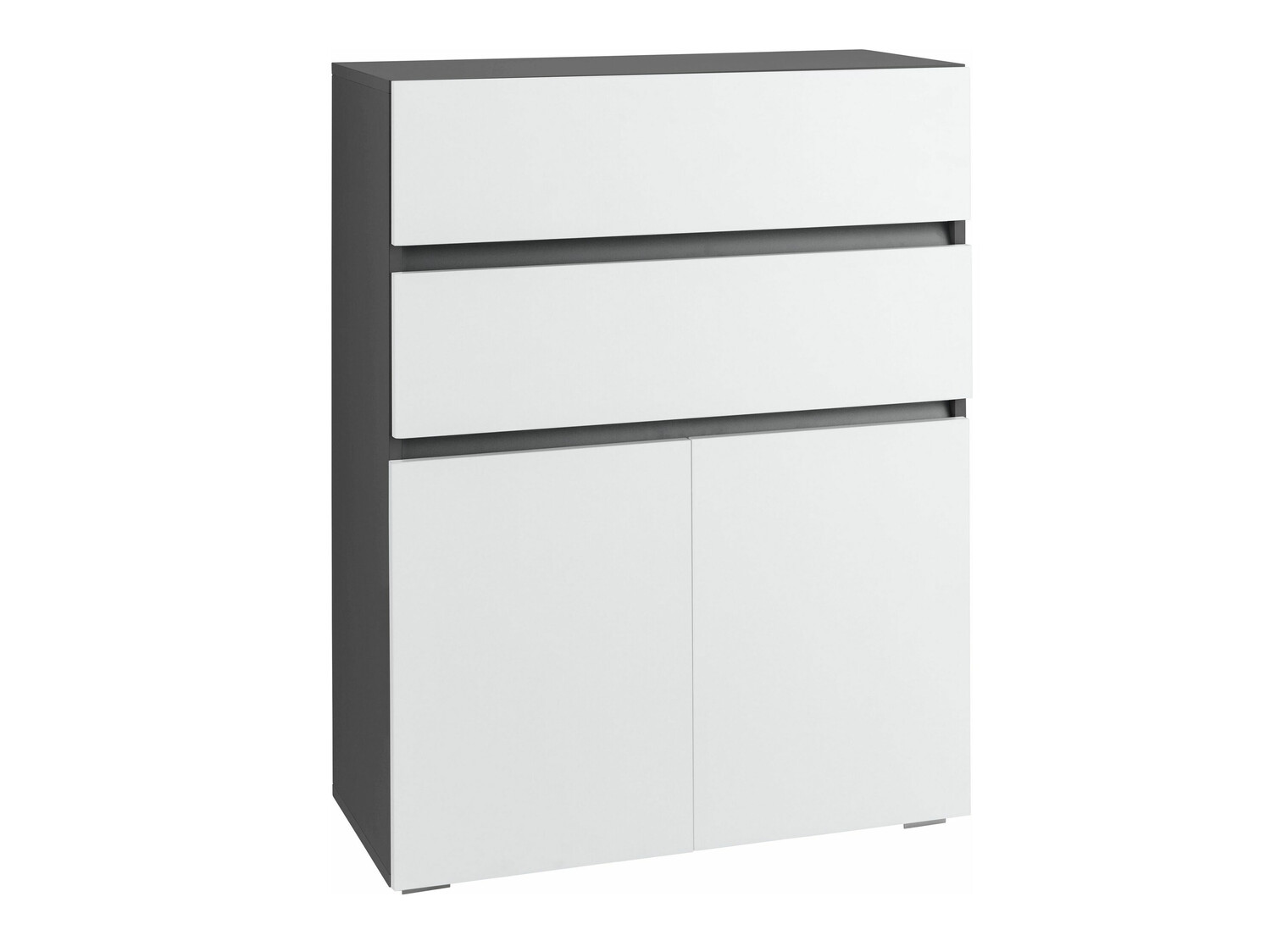 Cabinet de baie neancorat Soncamu 101 (Alb + Antracit)