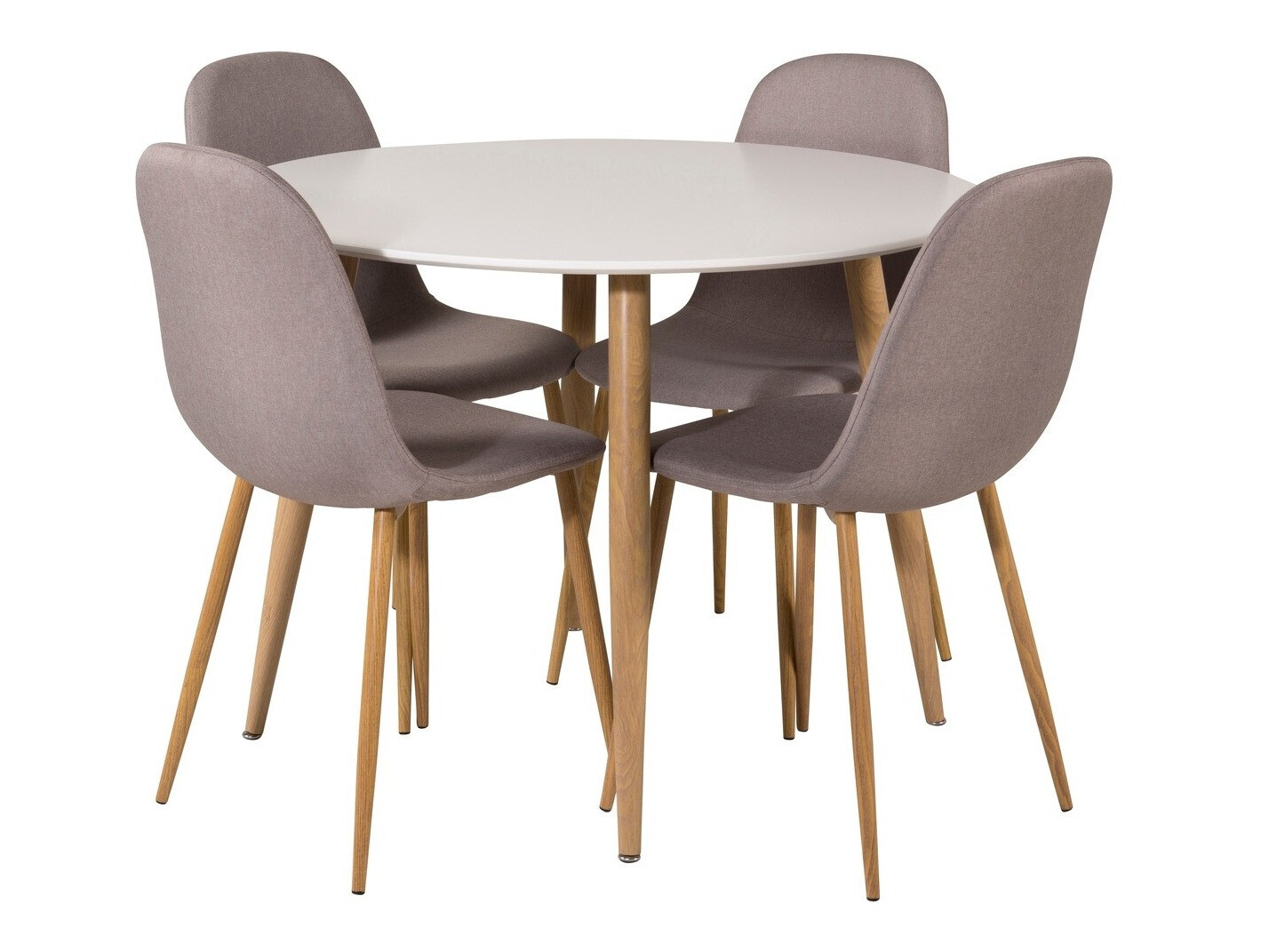 Set de dining Dallas 291 (Gri + Stejar)