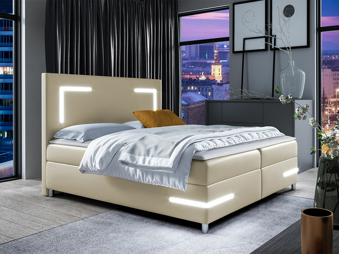 Pat boxspring Vallis (Soft 033)
