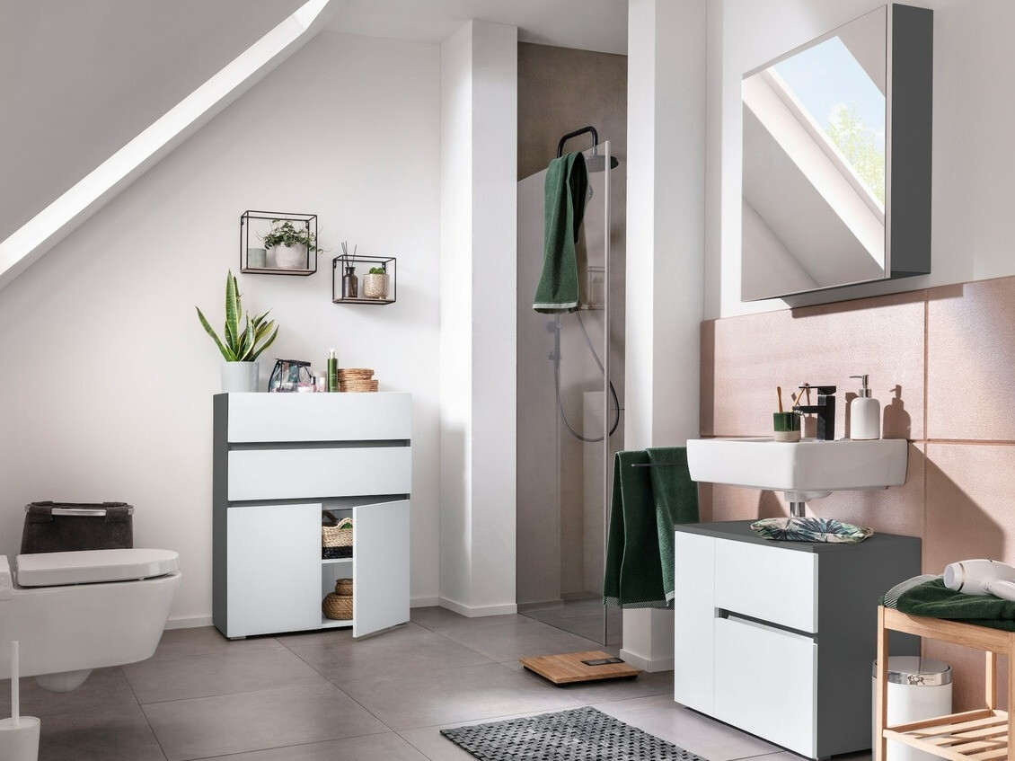 Mască de baie neancorată Soncamu 108 (Alb + Antracit)