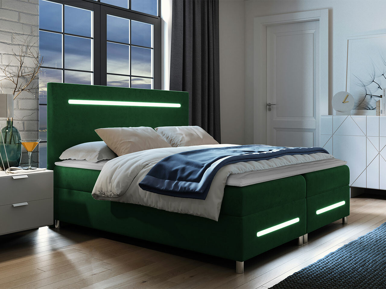 Pat boxspring Pluvia (Fresh 13)