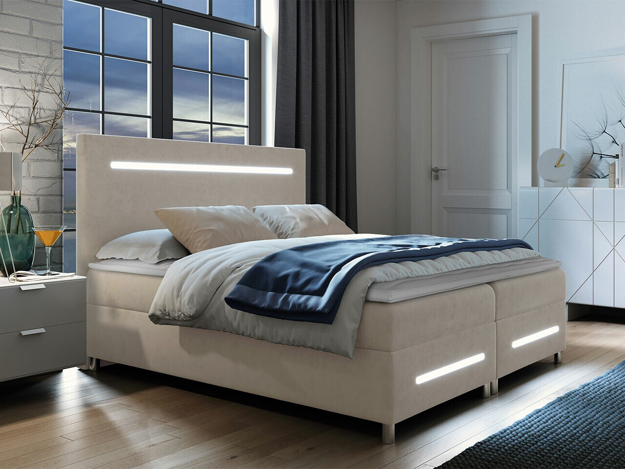 Pat boxspring Pluvia (Fresh 1)