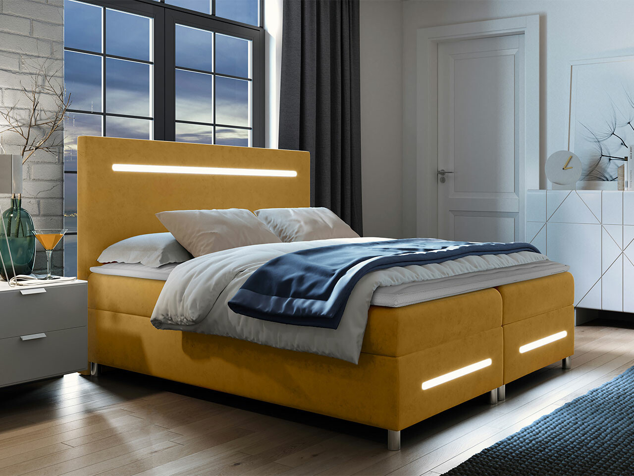 Pat boxspring Pluvia (Fresh 37)