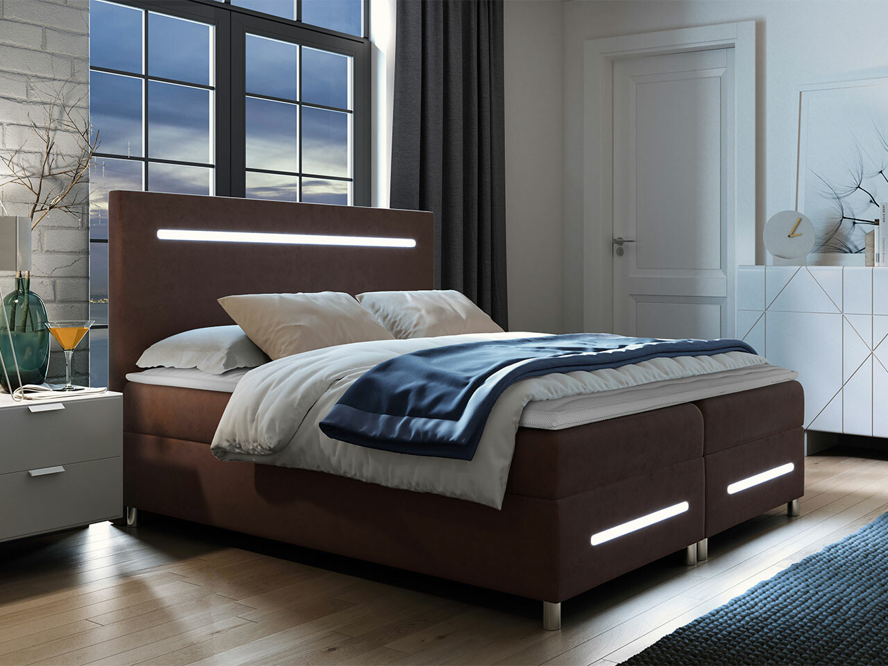Pat boxspring Pluvia (Fresh 4)