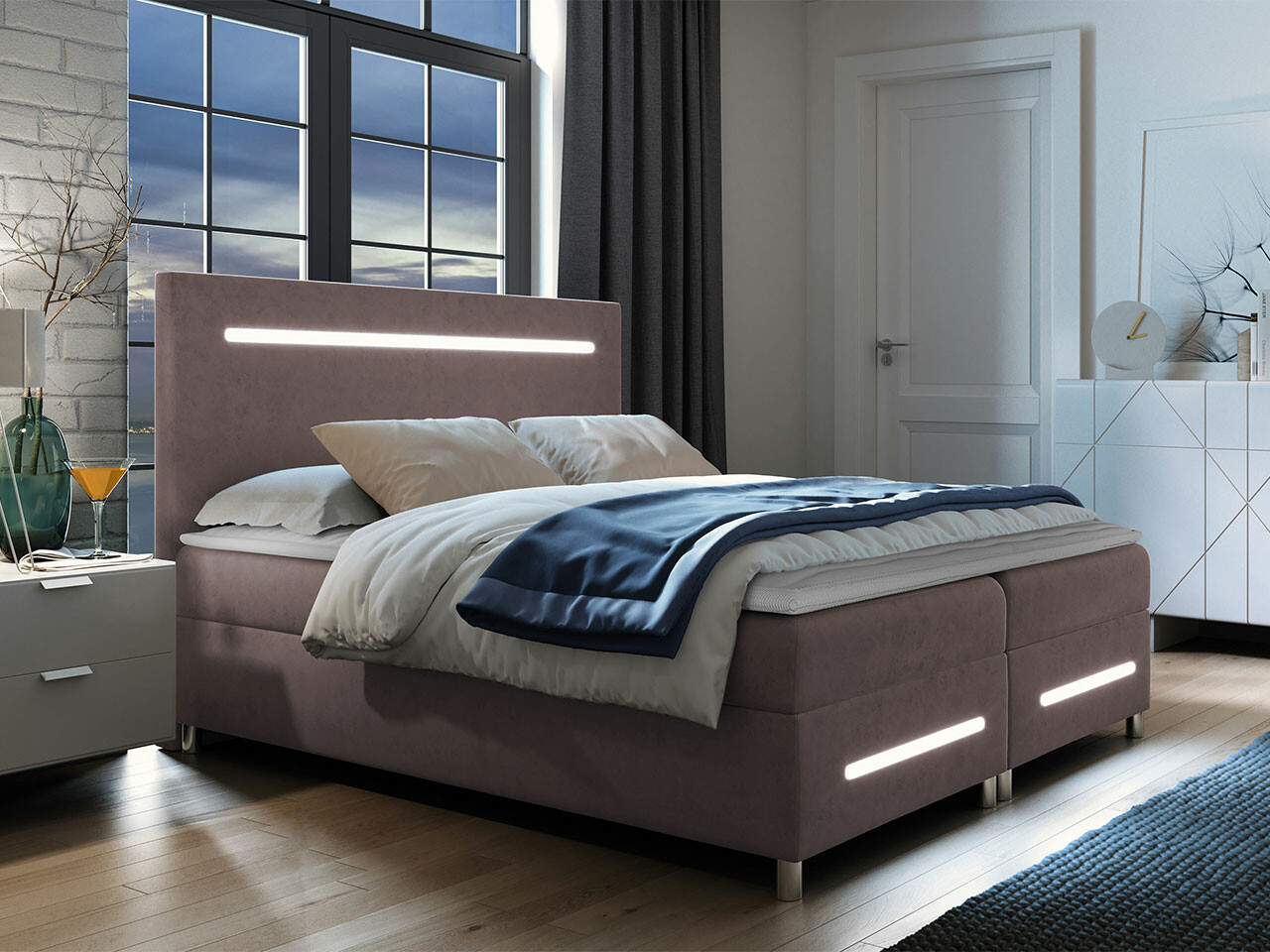 Pat boxspring Pluvia (Fresh 9)
