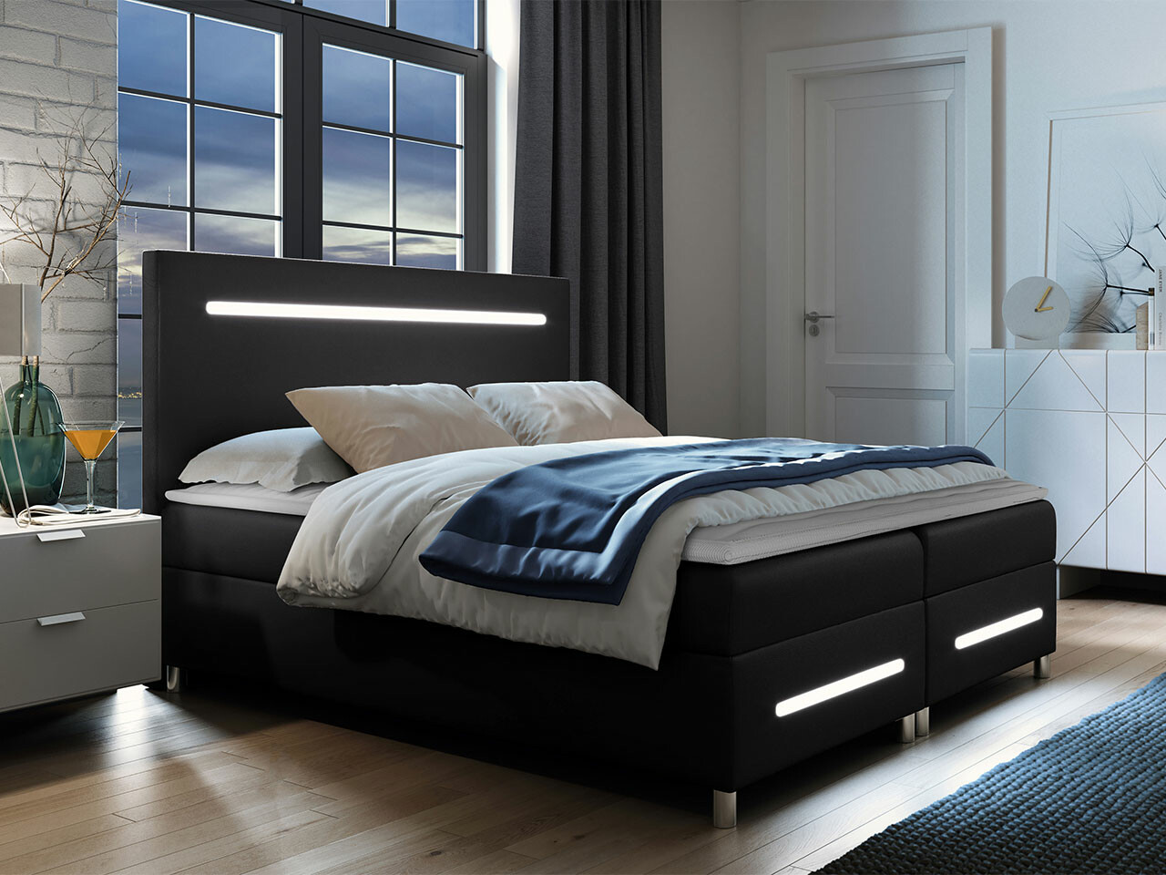 Pat boxspring Pluvia (Soft 011)