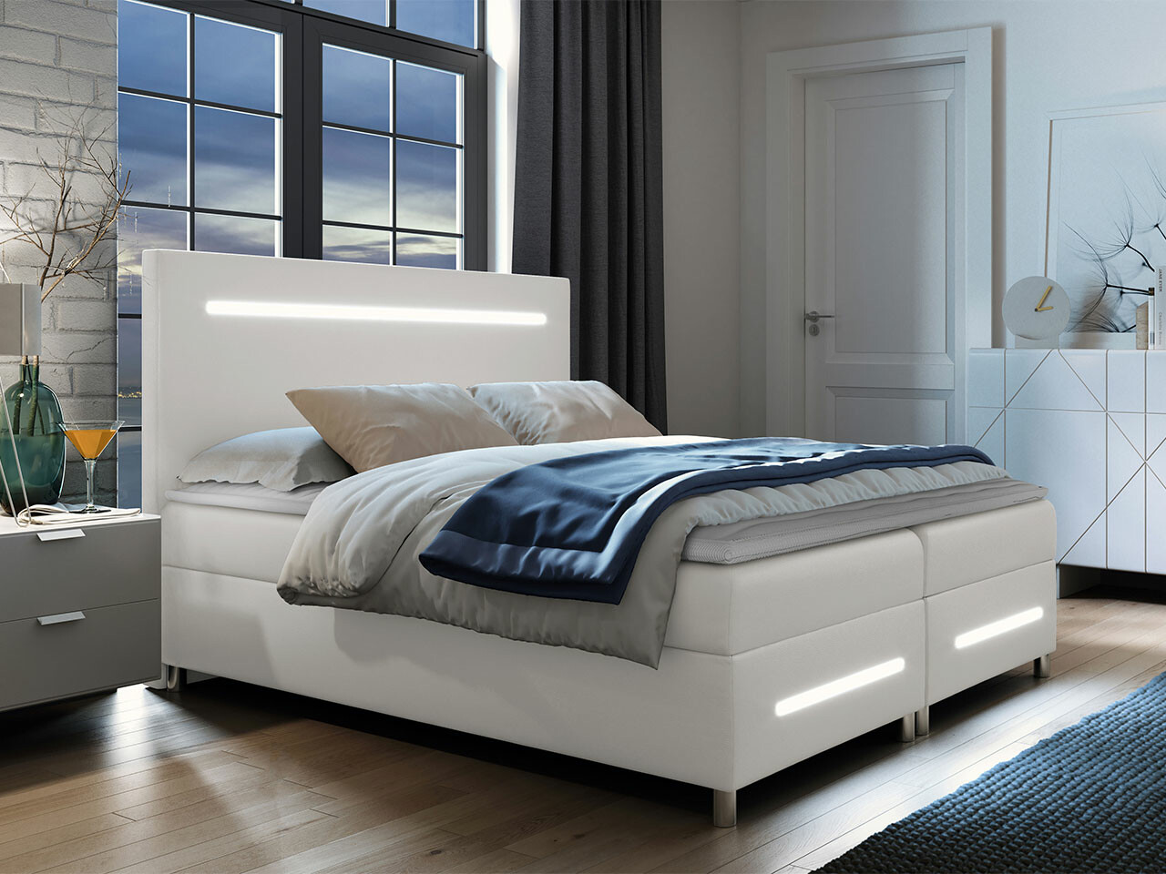 Pat boxspring Pluvia (Soft 017)