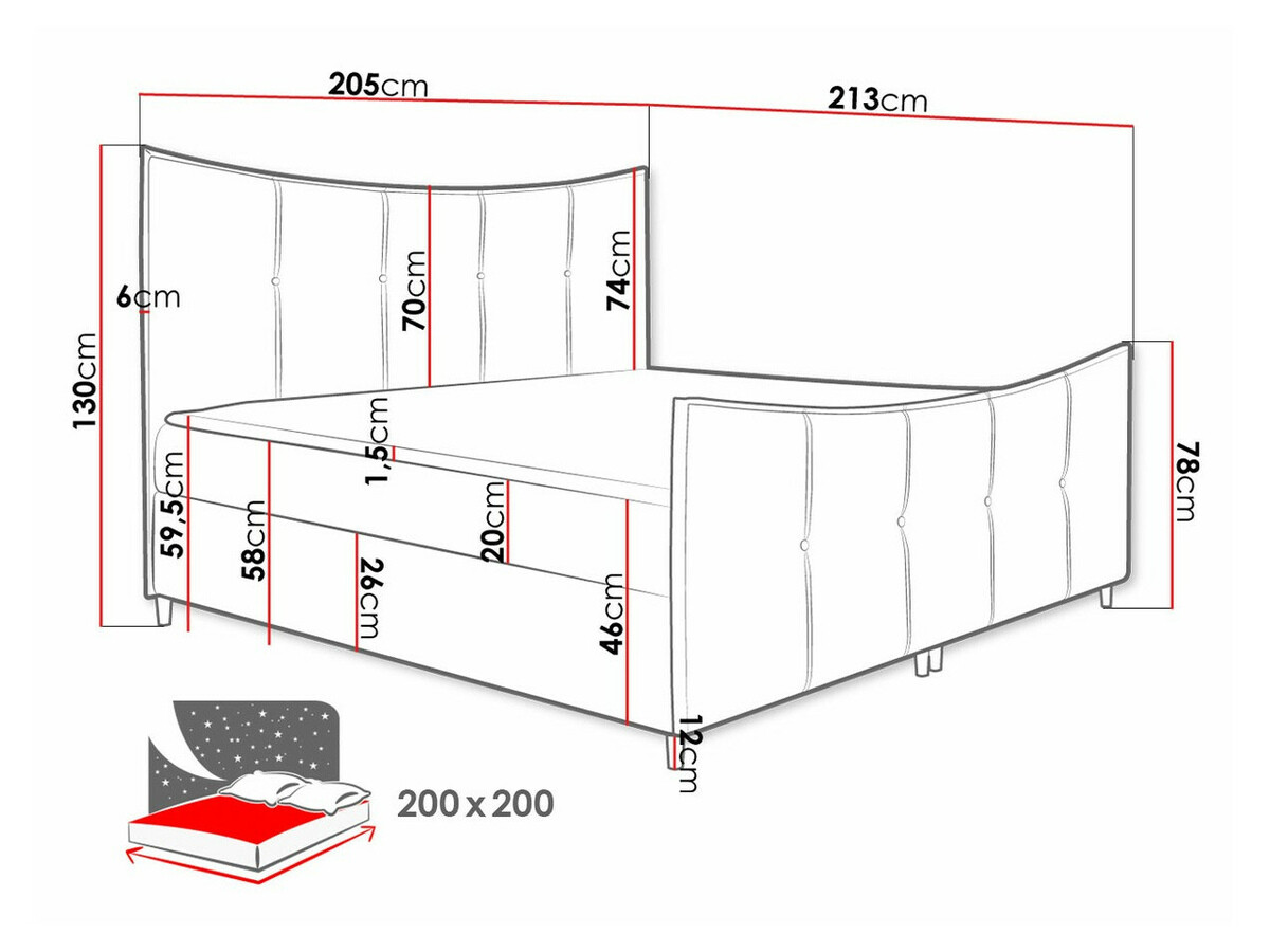 Pat boxspring Fons (Fresh 11)