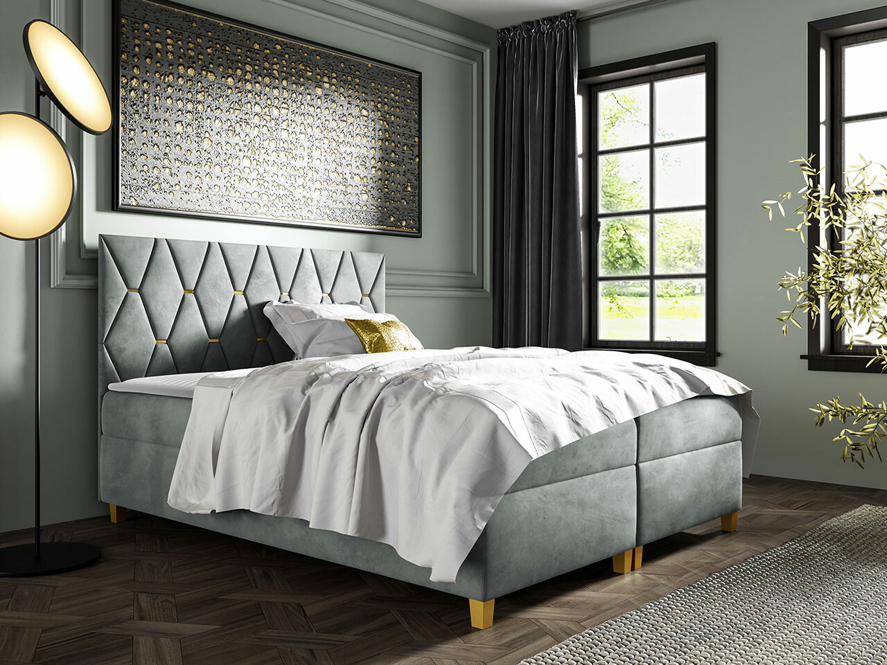 Pat boxspring Nemus (Fresh 33)
