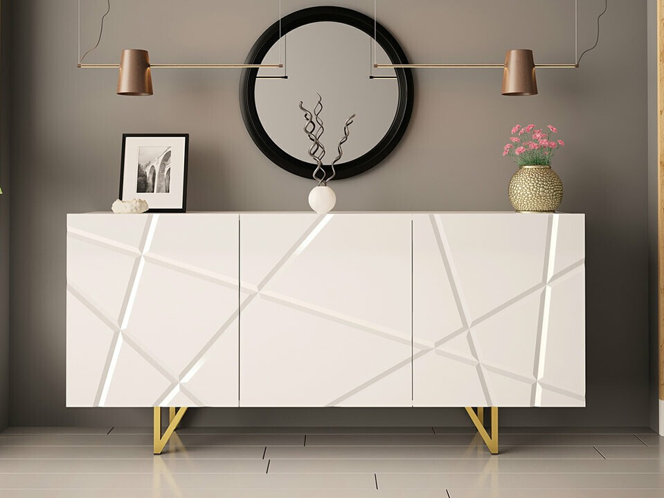 Bufet Audis (Alb + Alb lucios)