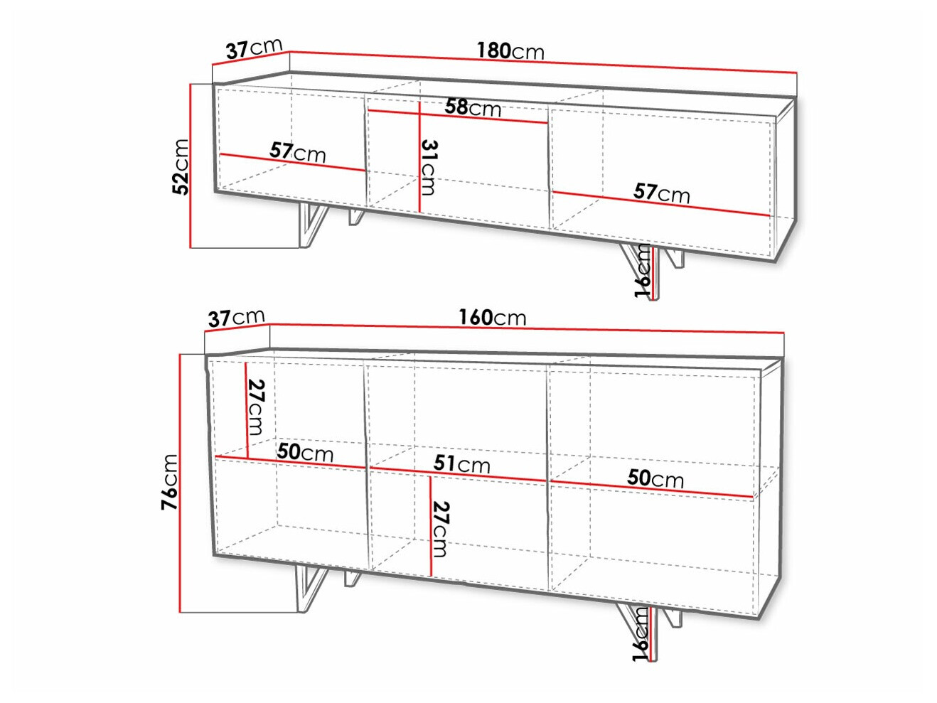 Set de living Audis (Alb + Alb lucios)