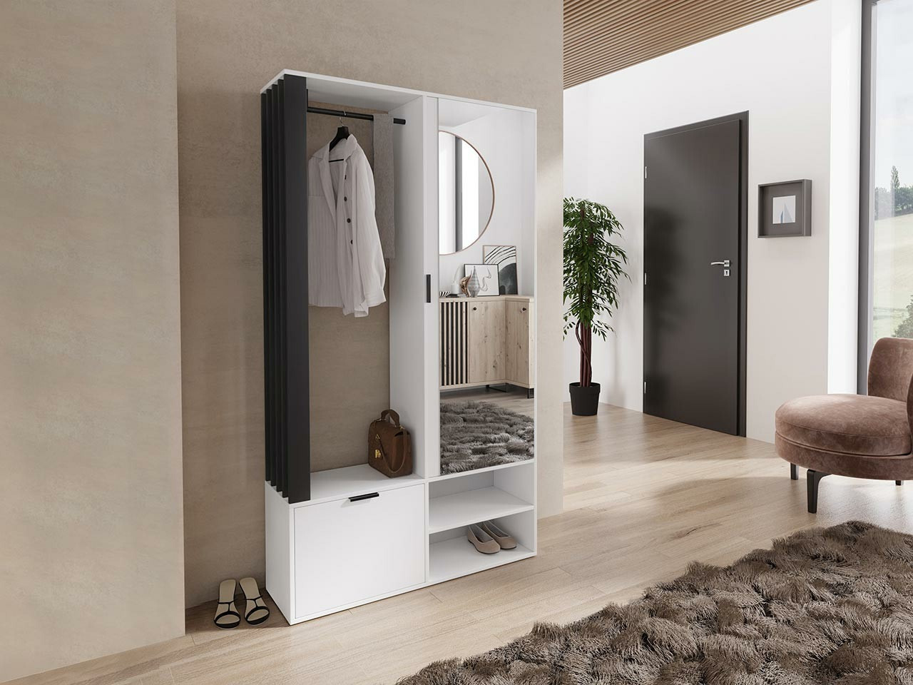 Set de hol Stanton 145 (Alb + Negru)