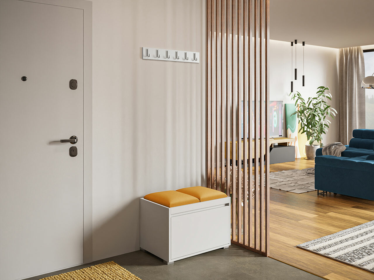 Set de hol Comfivo Pinus VI (Alb + Manila 32)