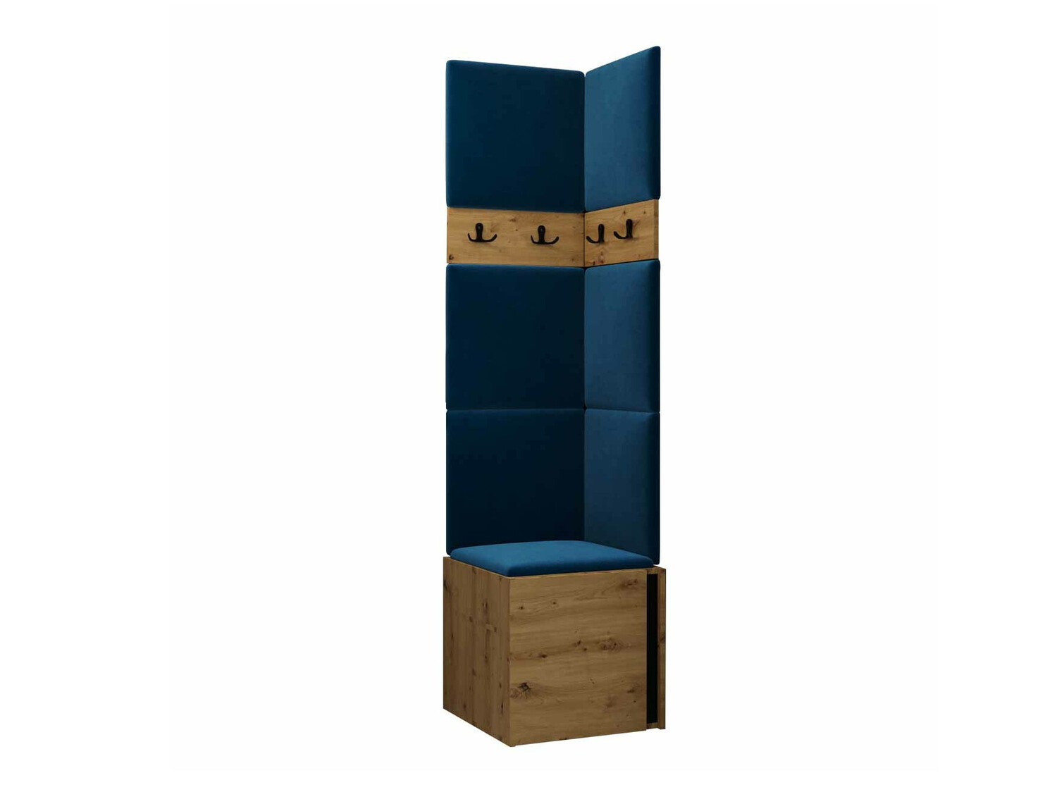 Set de hol Pinis XXI (Stejar artizan + Negru)