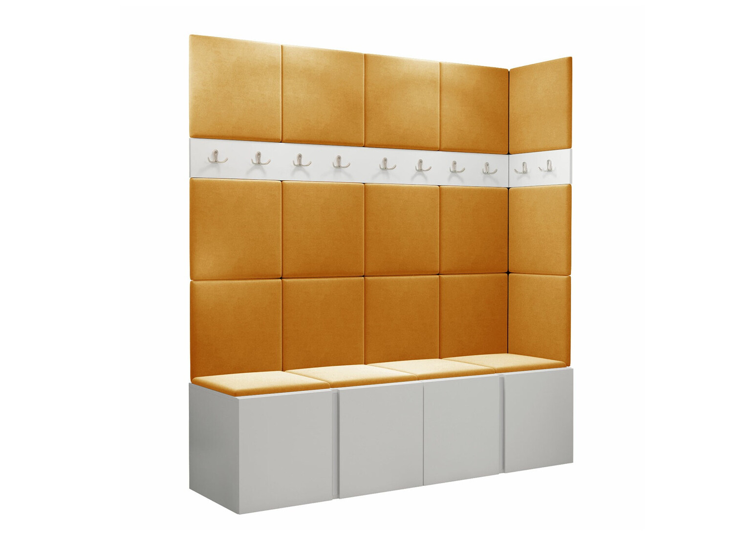 Set de hol Pinis II (Alb)