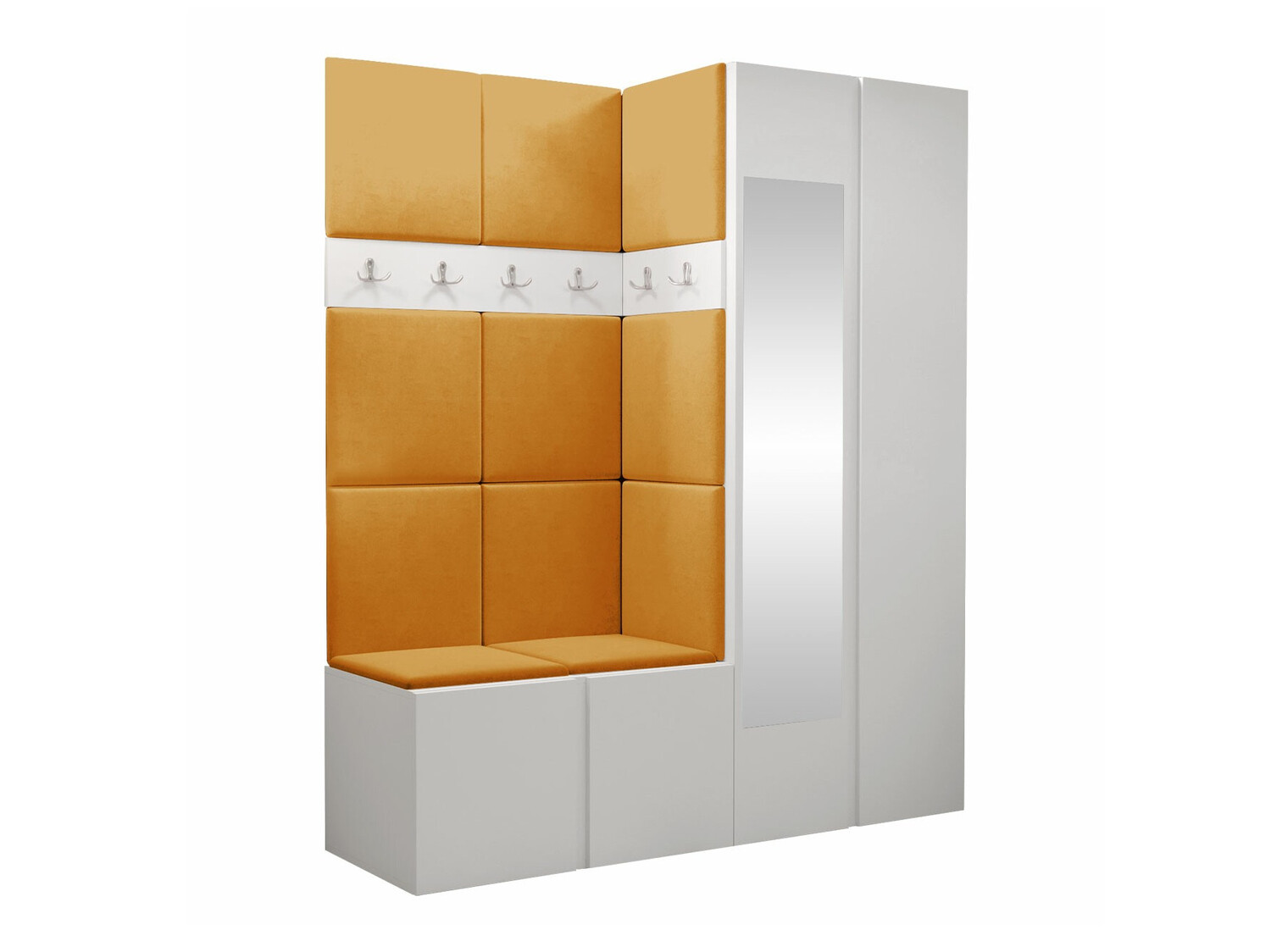 Set de hol Pinis X (Alb)