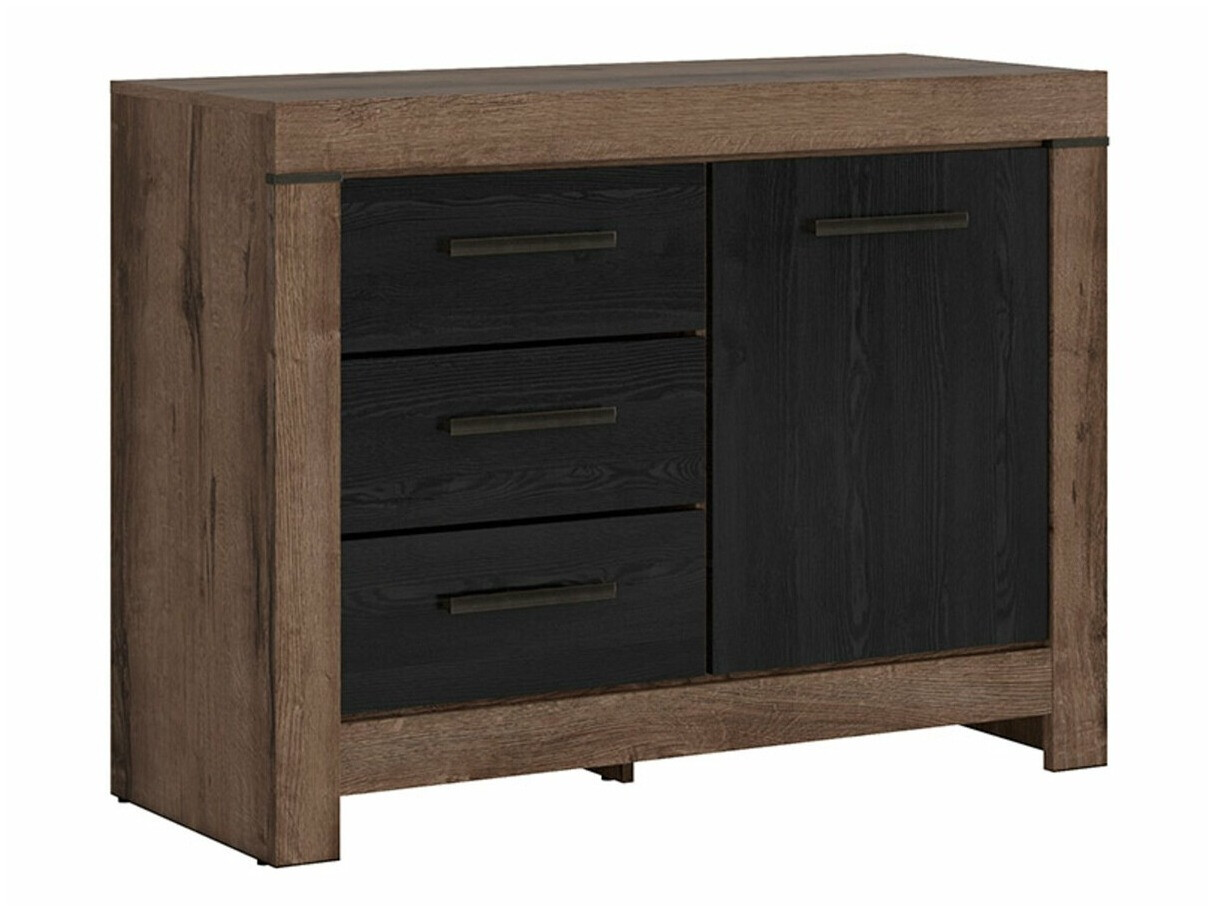 Comodă Dunfelu 106 (Stejar Monastery + stejar negru)