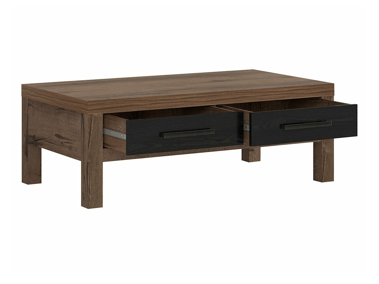 Măsuță de cafea Dunfelu 107 (Stejar Monastery + Stejar negru)