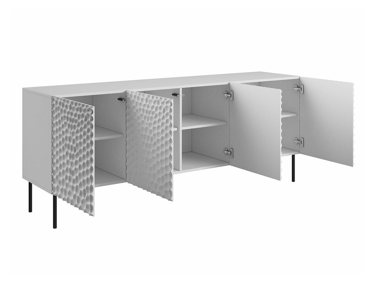 Bufet Charlotte 170 (Negru + Auriu)