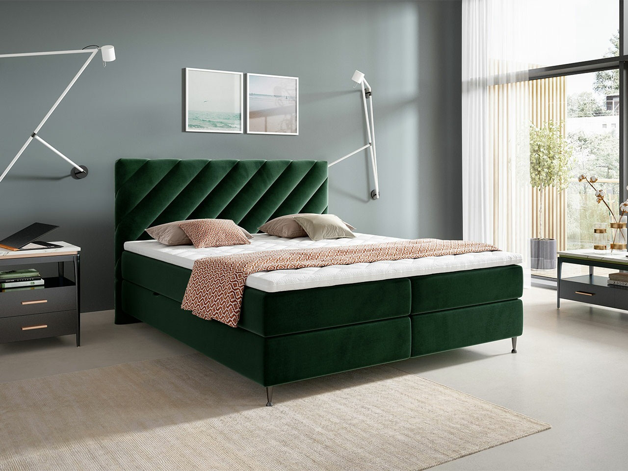 Pat boxspring ComfiDream Onaona (Fresh 13)