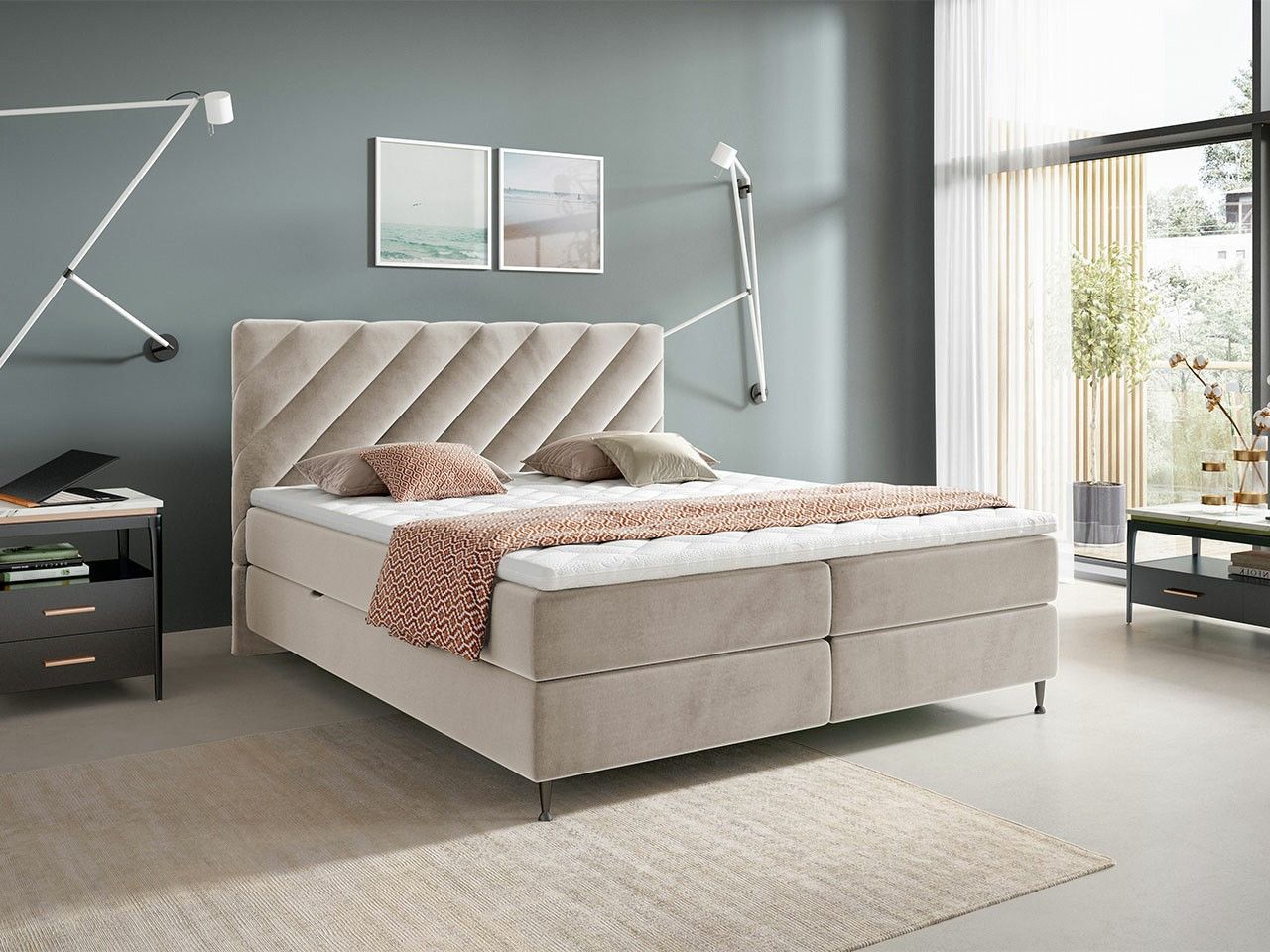 Pat boxspring ComfiDream Onaona (Fresh 1)