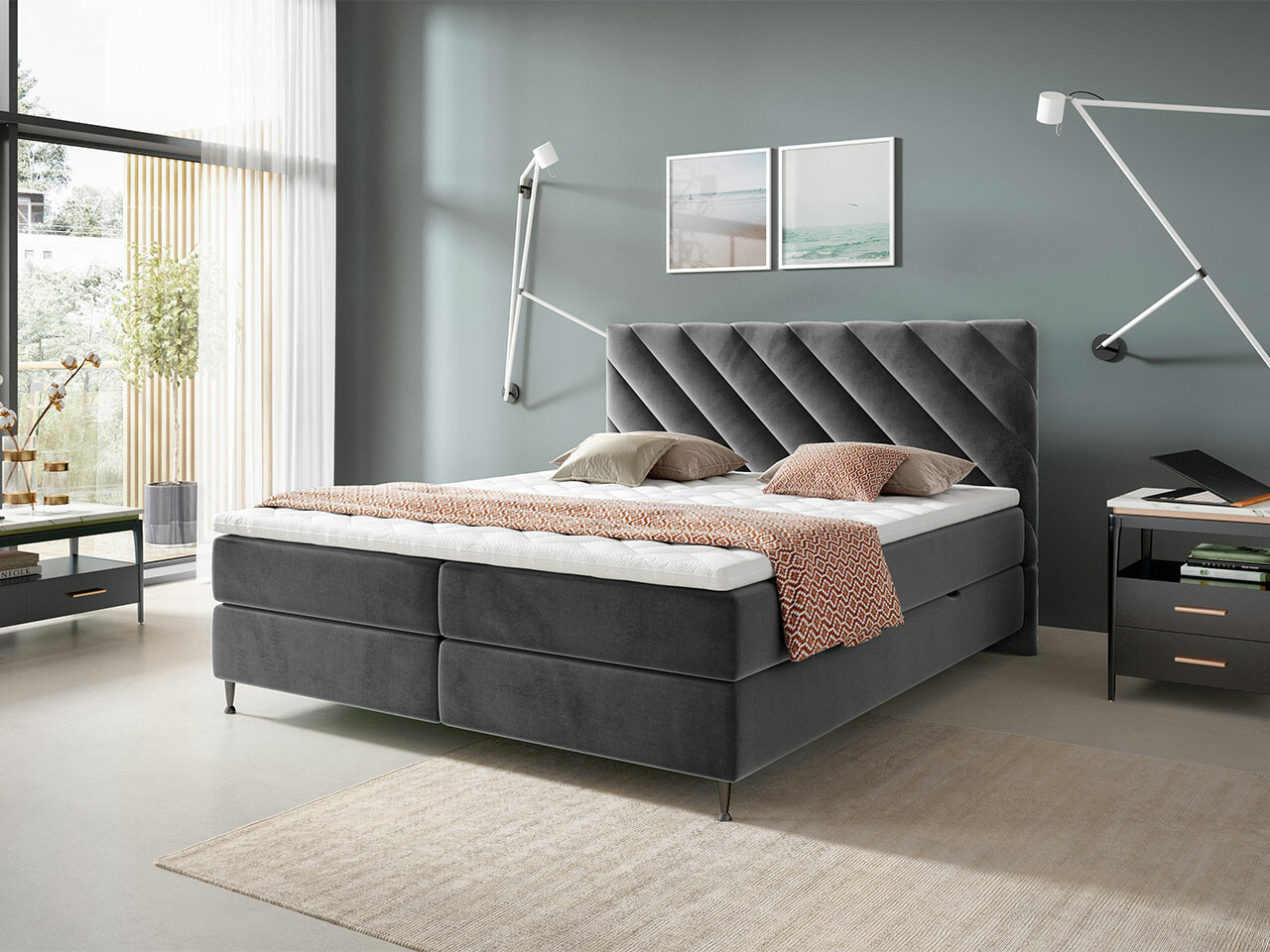Pat boxspring ComfiDream Onaona (Fresh 32)