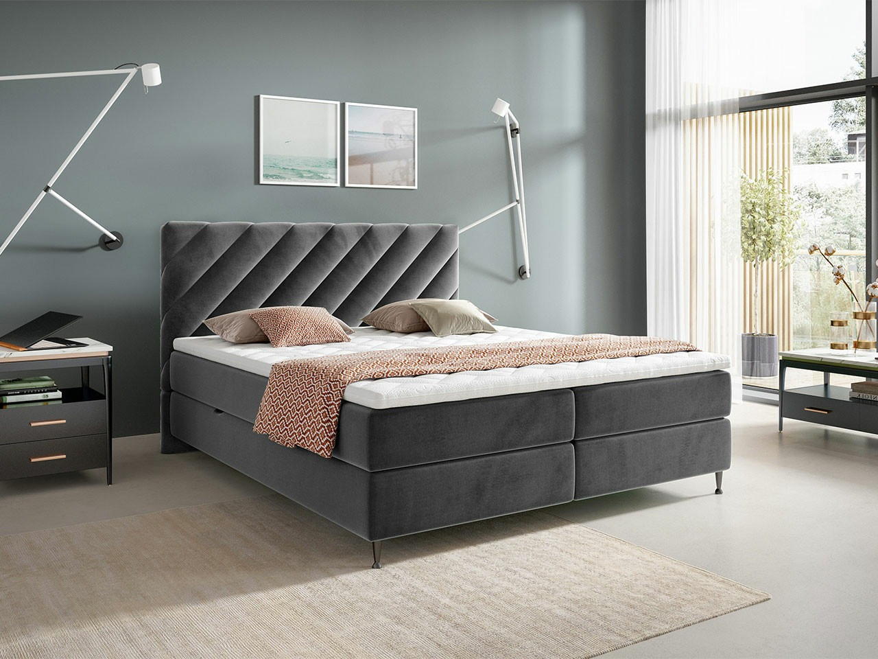 Pat boxspring ComfiDream Onaona (Fresh 32)