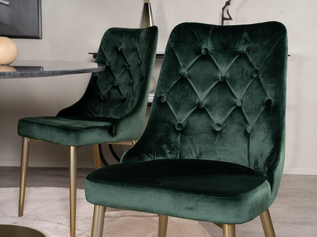 Set de mese Dallas 370 (Verde + Auriu)