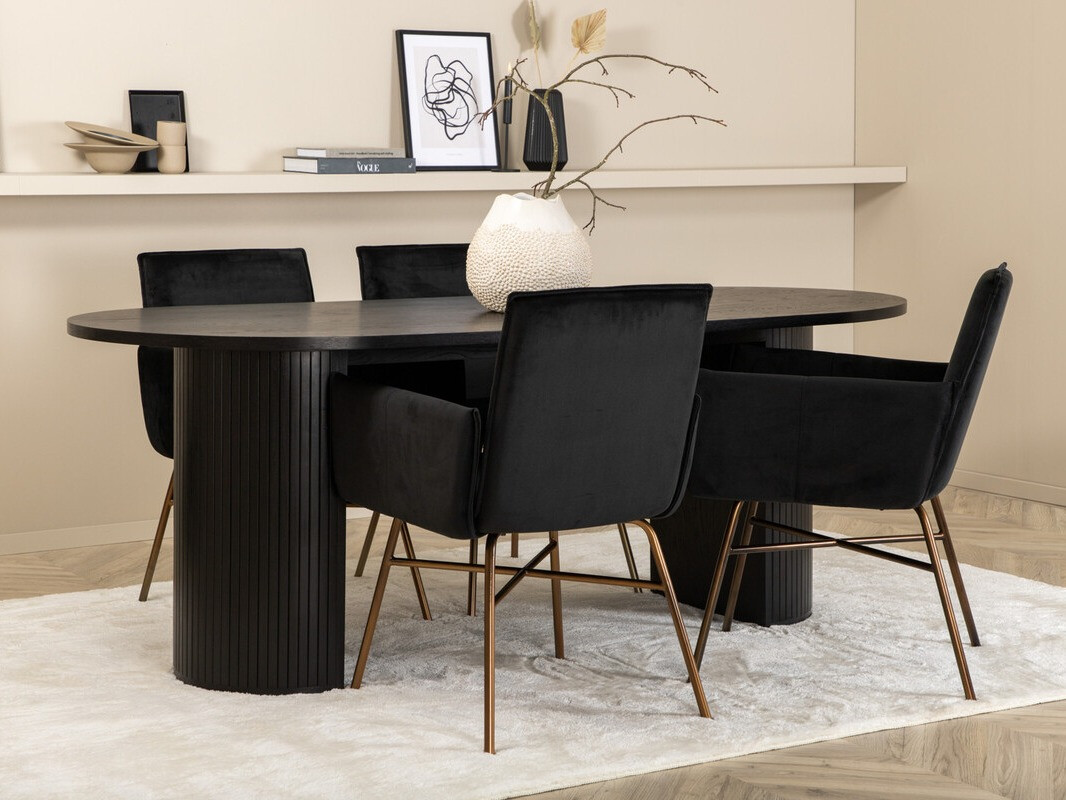 Set de mese Dallas 3315 (Negru + Cupru)
