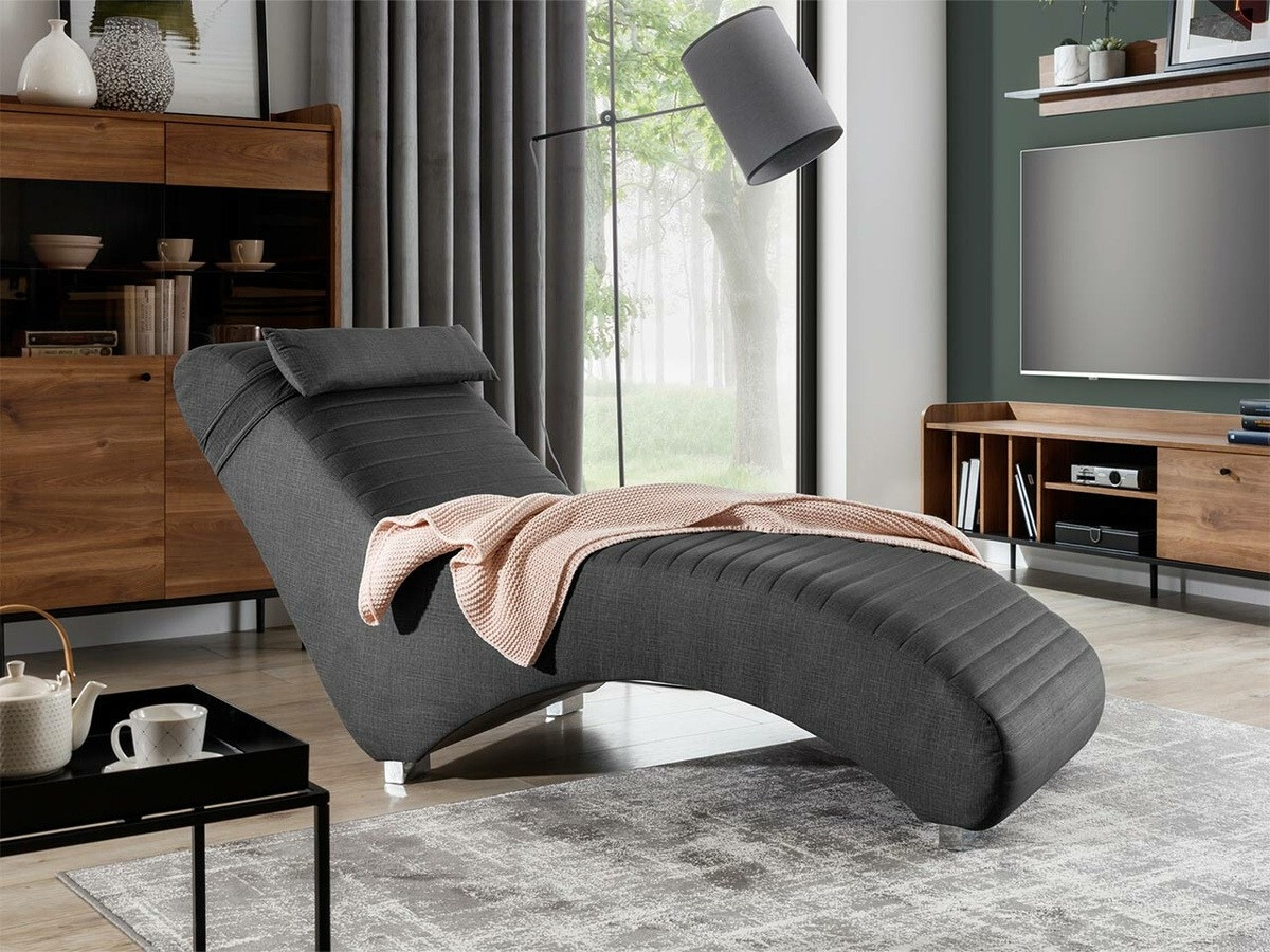 Canapea tip șezlong Providence 183 (Lisbon Negru)