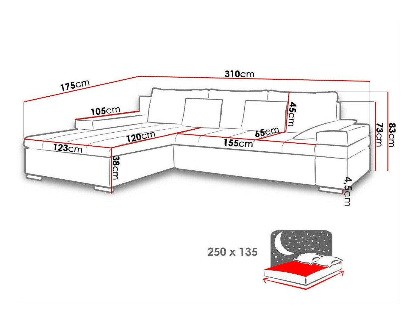 Colțar Comfivo Olivetum (Uttario Velvet + Senegal 825)