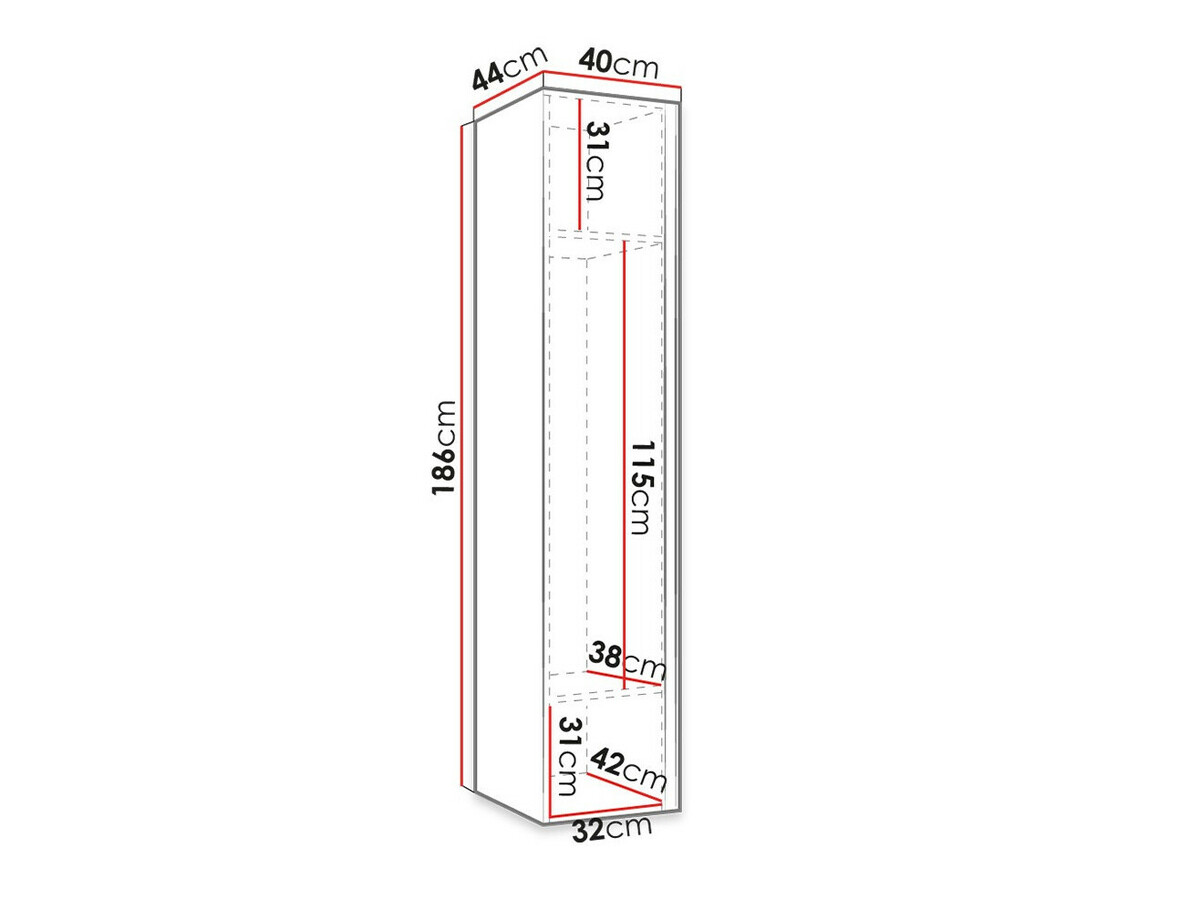 Dulap Pinis II (Alb)