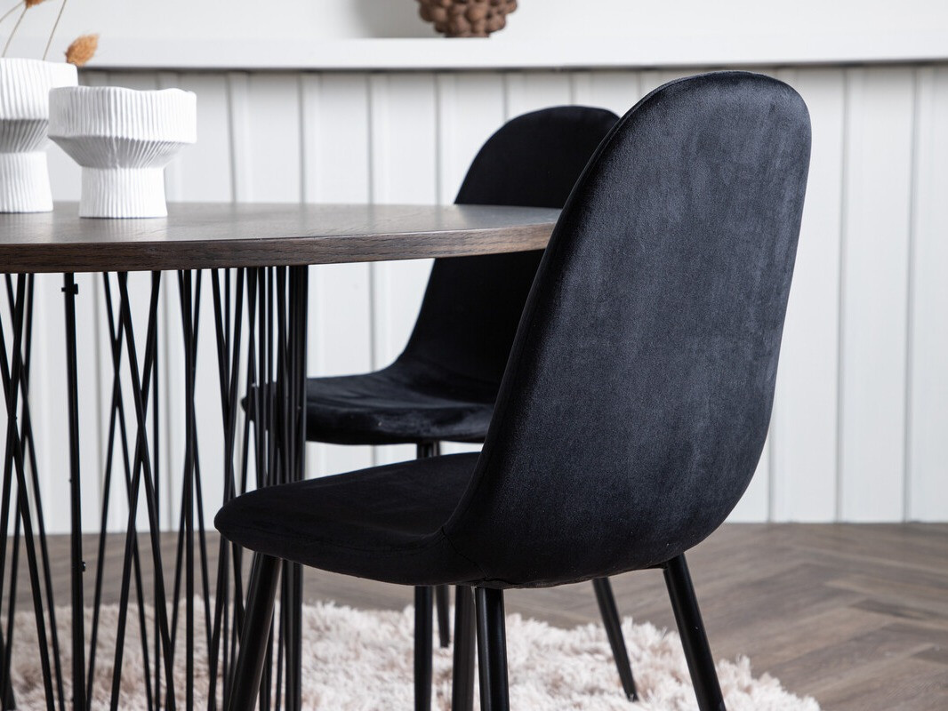 Set de dining Dallas 3370 (Negru)