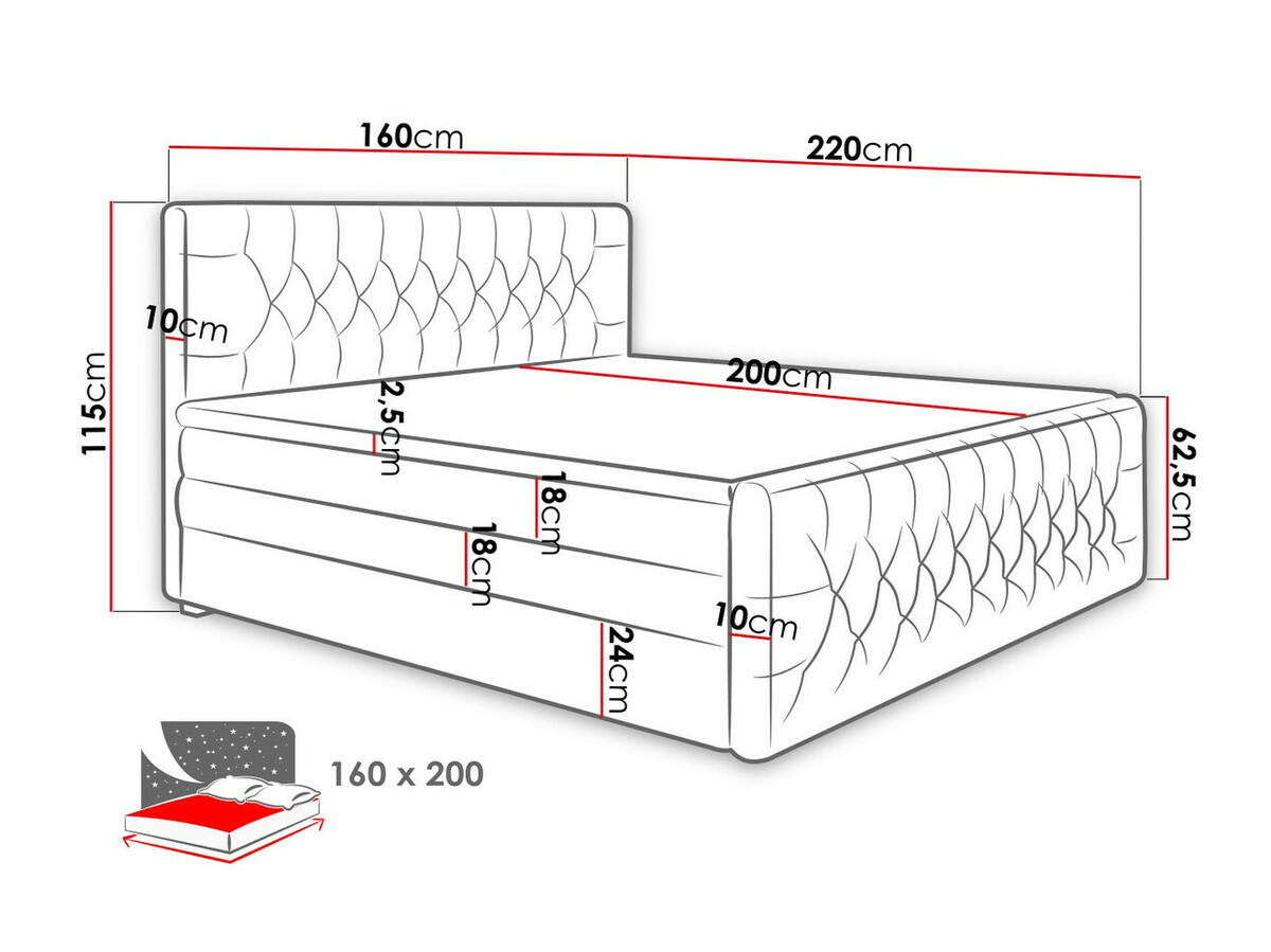 Pat boxspring Florum (Trinity 16)