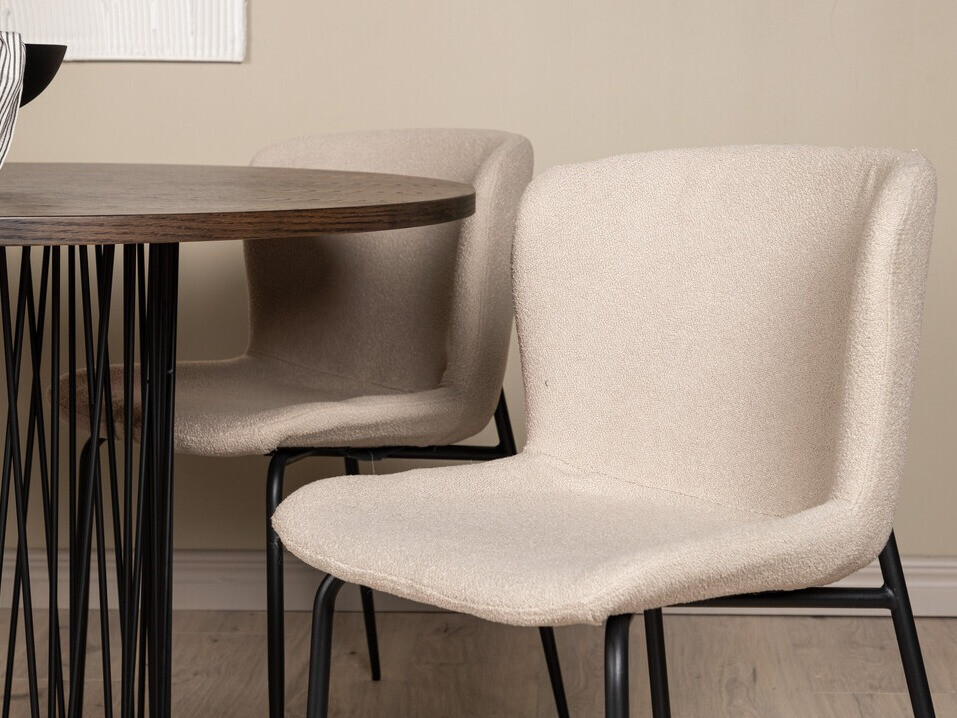Set de dining Dallas 3379 (Bej + Negru)
