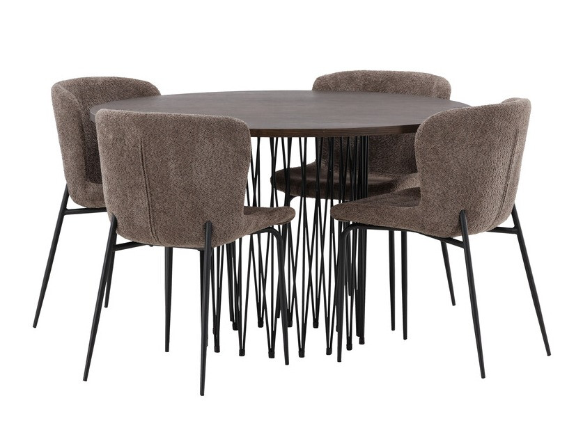 Set de mese Dallas 3379 (Maro + Negru)